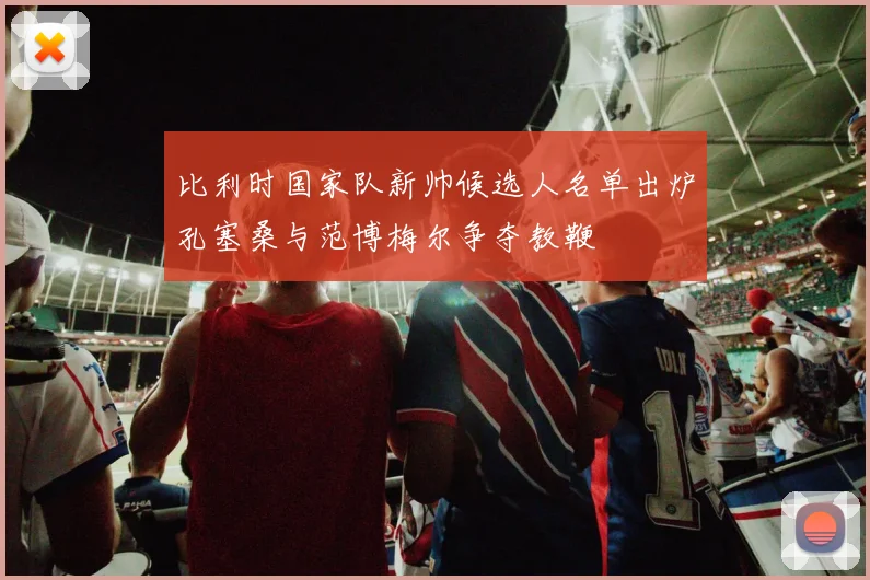 比利时国家队新帅候选人名单出炉孔塞桑与范博梅尔争夺教鞭